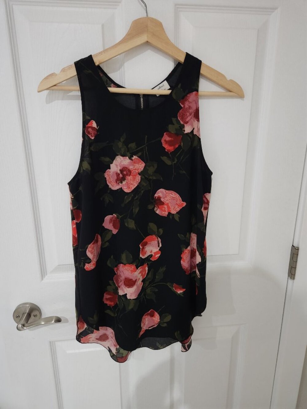 Flowered Wilfred Tank - Small